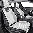 YFeb-LApr Front seat Cover for BMW X1 X2 X3 X4 X5 X6 X7 Breathable Seat Cushions Comfortable Seat Protectors 2 Seats (Type1 Black&White)