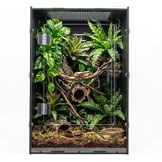 16x16x24 PVC Reptile Terrarium 25 Gallon Front Opening Tank