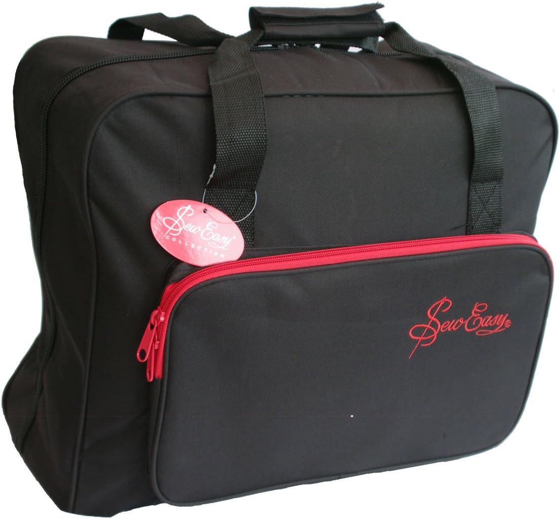 Sewing Machine Bag with Red Trim | Sew Easy MR4660.PLBK.2