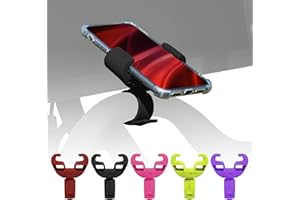 Silicone Bike Peloton Phone Holder - Cell Phone Mount for Stationary Exercise Bike and Spin Bike - Peloton Phone Holder - Pel