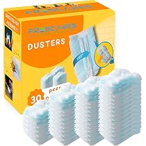 30 Pack Duster Refills + Handle - Compatible With Swiffer, 180° Flexible, Static Dust Grabbers - View #8