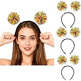 LEKTIST Headwear, 3PCS Pom Pom Headband - Fun Party Accessory for Costume Accessories