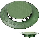 Pop Up Drainage Emitter for 4-Inch Sewer and Drain Fittings, Replacement Pop-Up Drainage Emitter Lid Works with Drainage Syst