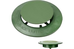 BOUYAO Pop Up Drainage Emitter for 3-Inch & 4-Inch Sewer and Drain Fittings, Replacement Pop-Up Drainage Emitter Lid Works with Drainage Systems Including Catch Basins and Channel Drains