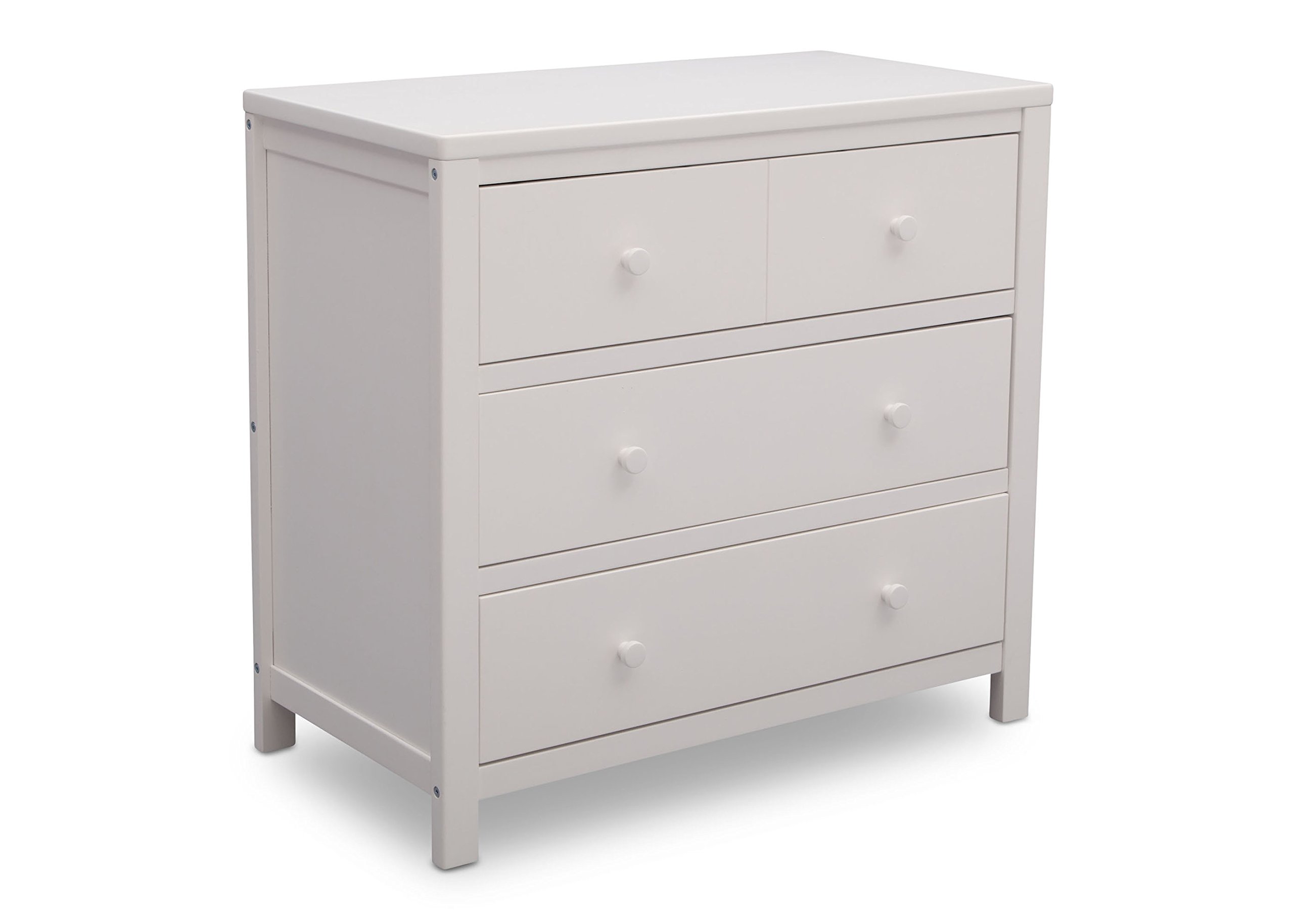 Delta Children Wood Unisex Nursery 3 Drawer Single Dresser Bianca