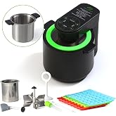 Vesicur Yeap Herbnifique 3-In-1 Decarboxylator &amp; Oil Infuser &amp; Gummy Maker Machine With Mixing Function, Tincture Maker, Herbal Recipe Book Included (Black)