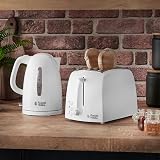 Russell Hobbs Textures 2 Slice Toaster 850W Extra Wide Slots 6 Browning view 3