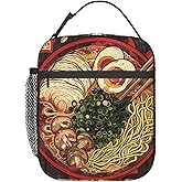 cromcu Ramen Insulated Lunch Box for Women Men Ramen Lunch Bag for Work,Picnic,Travel,Hiking,Beach Polyester
