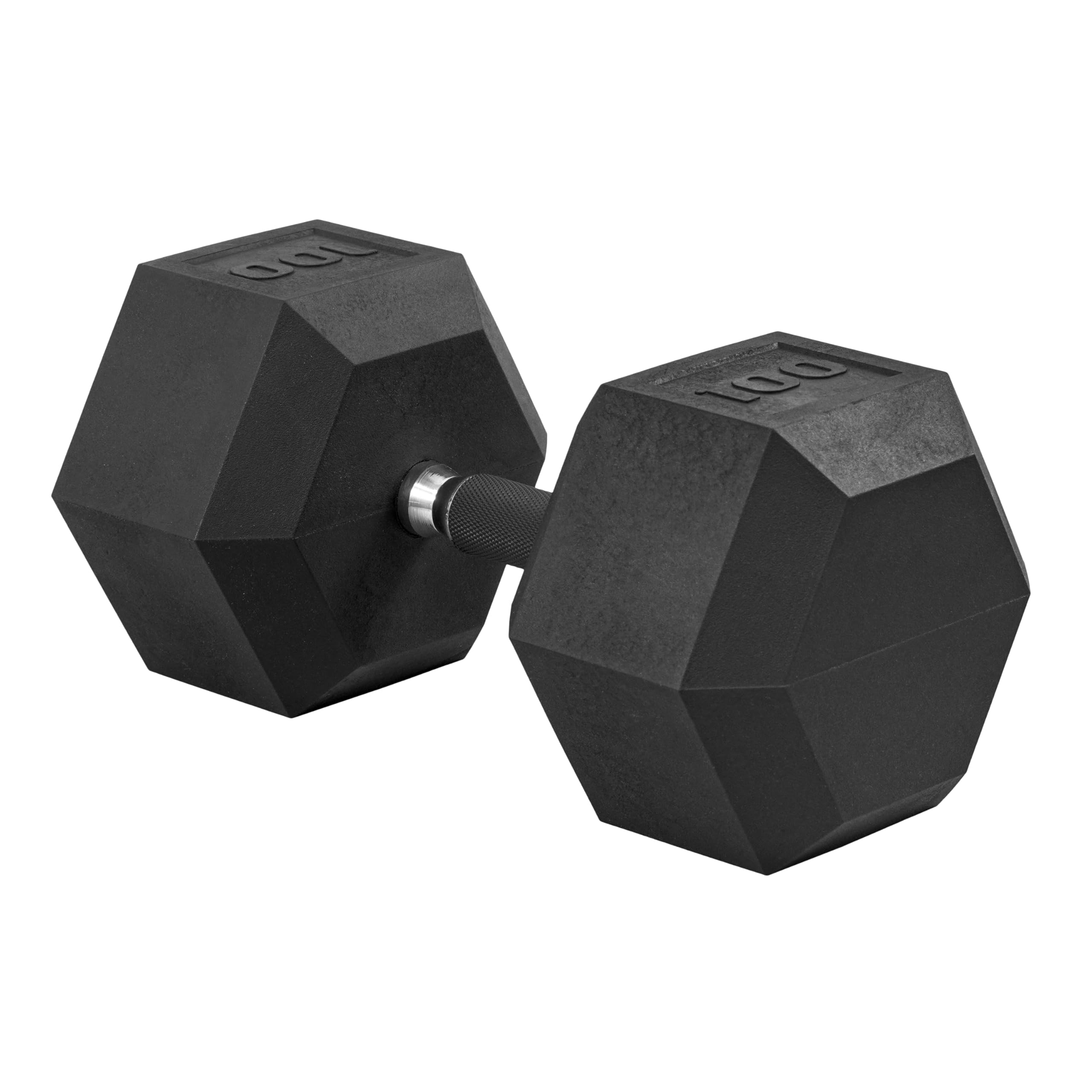 CAP Barbell Coated Dumbbell Weights with Padded Grip, Single, 100 Pounds Image