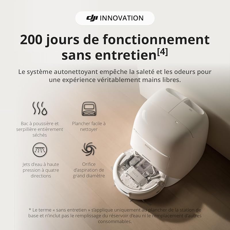 Robot ROMO A aspirateur et serpillière
