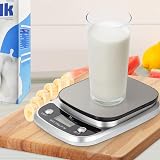 Himaly 10 kg Digital Kitchen Scale with Tare Function Backlit Display Stainless view 3