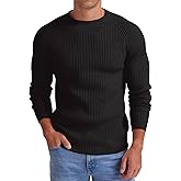 Sailwind Men's Crewneck Casual Sweater Structured Knit Soft Casual Pullover
