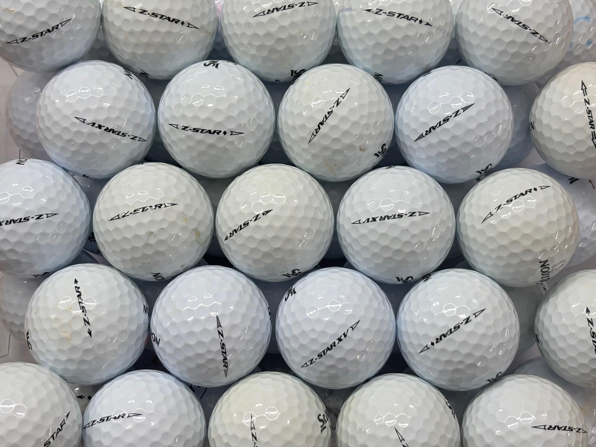 24 Srixon Z Star/Z Star XV Golf Lake Balls - Pearl/Grade A (used not new - recycled)