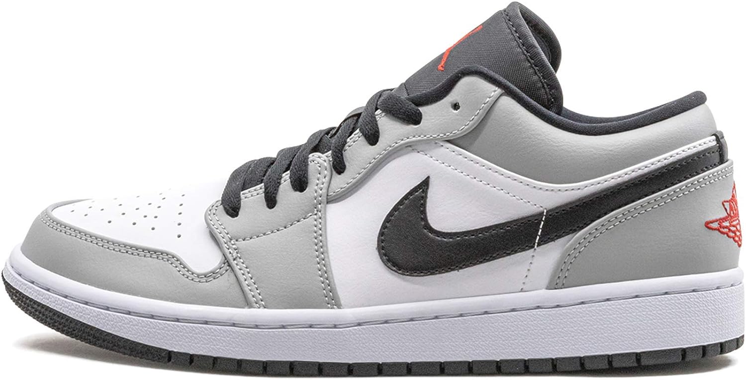 Amazon.com | Jordan Air 1 Low Light Smoke Grey Mens 553558 030 - Size | Basketball