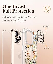 GVIEWIN for iPhone 16 Pro Max Case with Screen