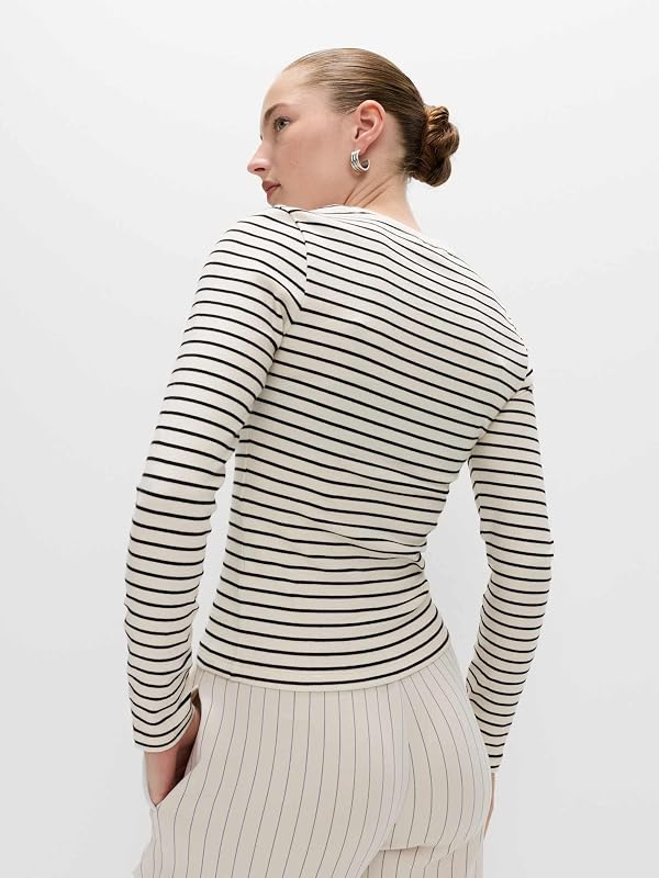 Top Premium in Misto Cotone da Donna Crema