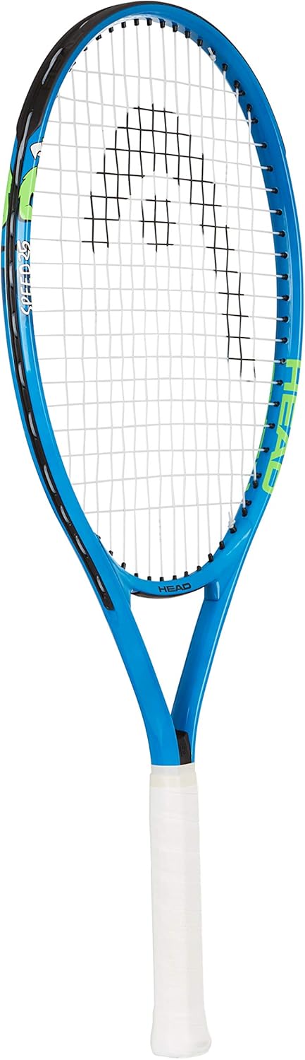HEAD Speed Kids Tennis Racquet - Beginners Pre-Strung Head Light Balance Jr Racket - 25", Blue : Garden & Outdoor