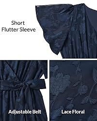 Navy Blue Dress for Women Plus Size Wedding Guest