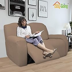Easy-Going 6 Pieces Recliner Loveseat Stretch Sofa