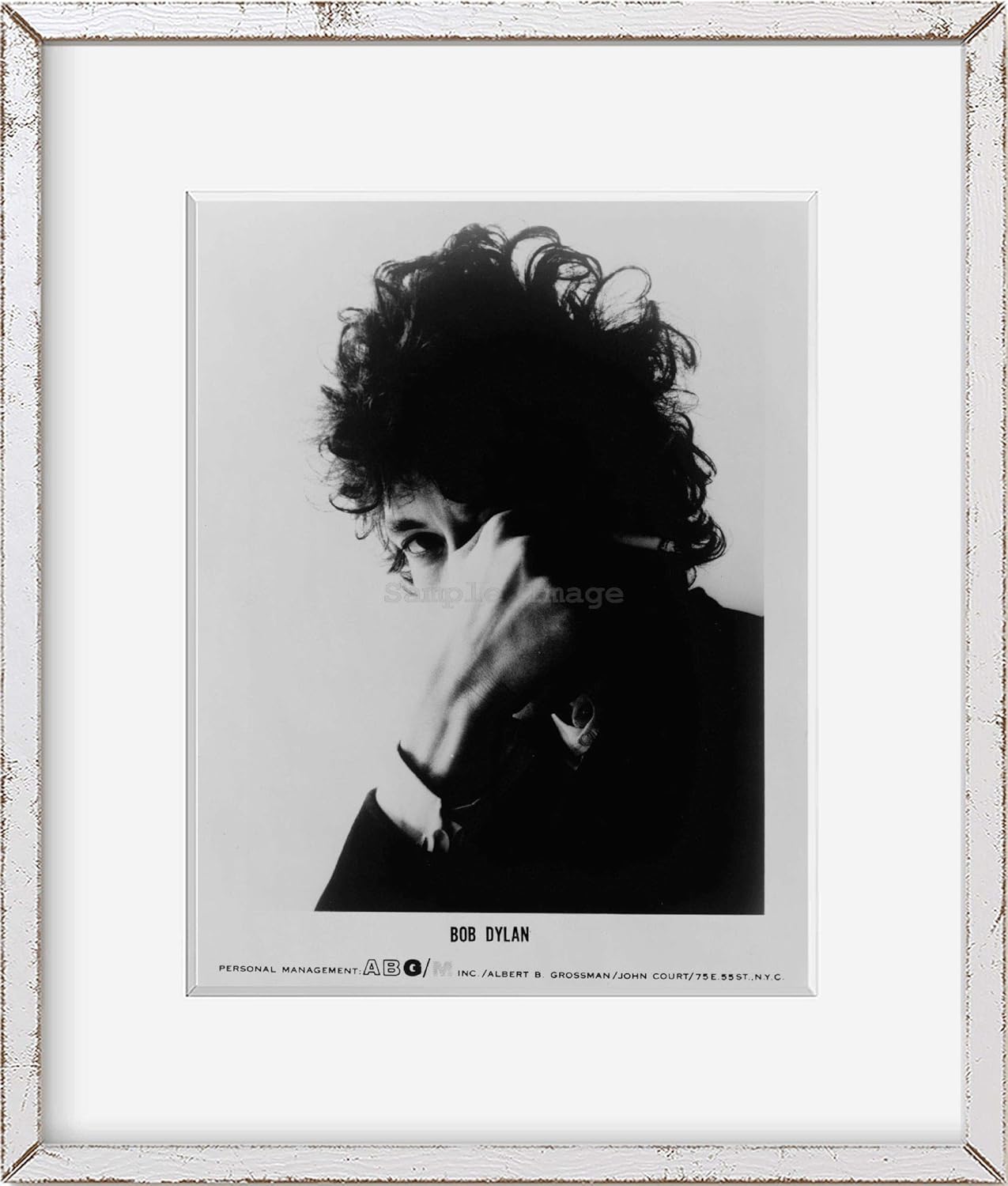Photographs - INFINITE PHOTOGRAPHS Photo: Bob Dylan Covering Eye Cigarette 1967 Photo Picture