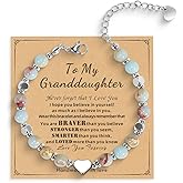 Freeunfet Women's Beaded Stretch Bracelets - Inspirational Sometimes You Forget You're Awesome Friendship Jewelry, Dainty Birthday Gift for Best Friends, Mom, Sister, Daughter