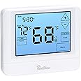 Robertshaw RS9320T Pro Series 7-Day Programmable Touchscreen Thermostat, Multi-Stage, 3 Heat, 2 Cool White