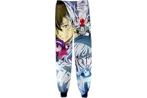 GO2COSY Anime Bungo Stray Dogs Pants Trousers Cosplay Gym Joggers Drawstring Sports Sweatpants