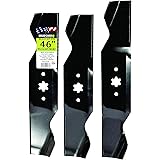 MaxPower 561516 3-Blade Set for 46" Cut MTD/Cub Cadet/Troy Bilt Replaces 742-0542, 942-0542, 753-0571