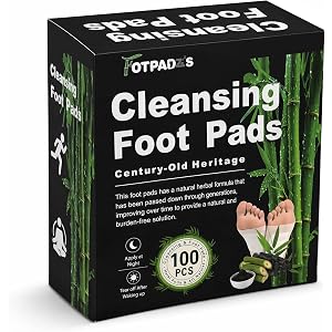 100PCS Bamboo Foot Pad for Foot Care | Comfortable Overnight Application for Men & Women