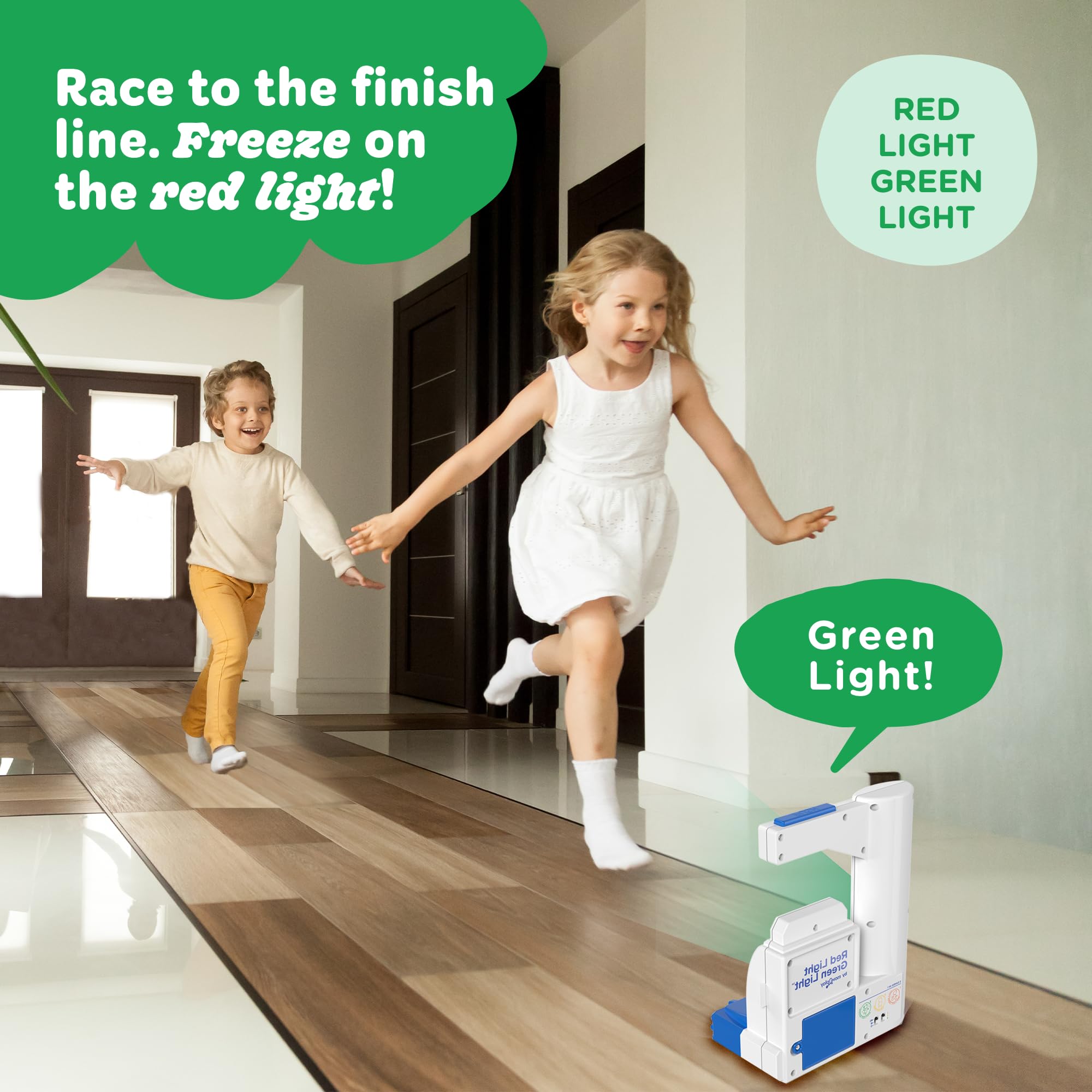 Move2Play, Red Light Green Light Game with Motion Sensing | Family Fun & Birthday Party Games | Gift for Kids, Preschool, & Toddlers Ages 2, 3, 4, 5, 6, 7+ Year Olds | Travel, Indoor, Outdoor