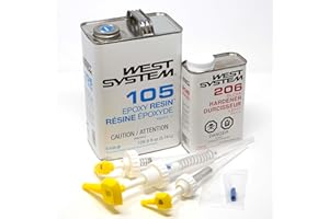 West System Epoxy Resin Kit, 105B + 206B + Pumps