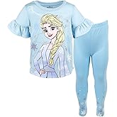 Disney Girls T-Shirt & Leggings Set Toddler to Big Kid Sizes (2T - 14-16)