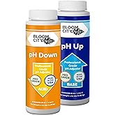 Bloom City pH Up &amp; Down Control Kit for Optimal Nutrient Uptake, 8oz | Helps Avoid Nutrient Lockout, For Hydroponic &amp; Soil Grows, Precise pH Control, Easy pH adjustment, Balances Root Zone Levels