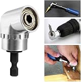 Vakki 105 Degree Right Angle Drill Extension 1/4 Hex Shank Adapter view 6