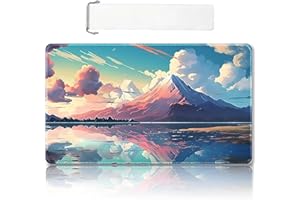 DAUXID Premium Stitched MTG Playmat with Zones and Non-Slip Rubber Backing - TCG Play Mat for MTG and Other Card Games - Colorful Design with Vintage Look and Feel (DKT (81),No Zones)