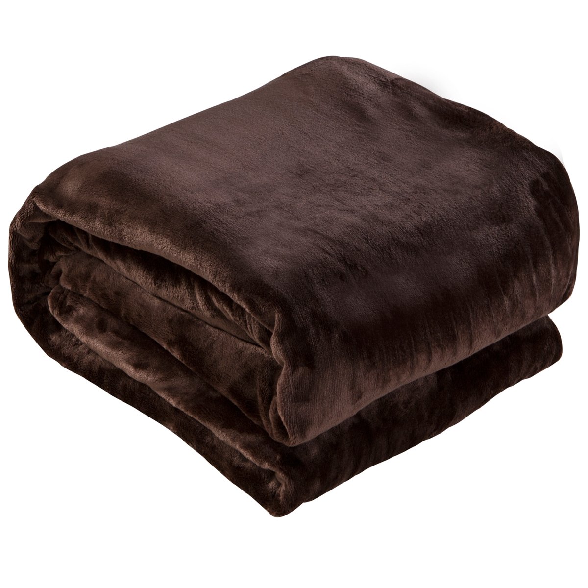 Soft Heavy Weighted Blanket Chocolate Woven Sensory 78 x 90 Inch Thick