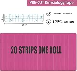 ANAMPION Kinesiology Tape Precut 3 Rolls 60 Strips 5m Pink Waterproof view 2