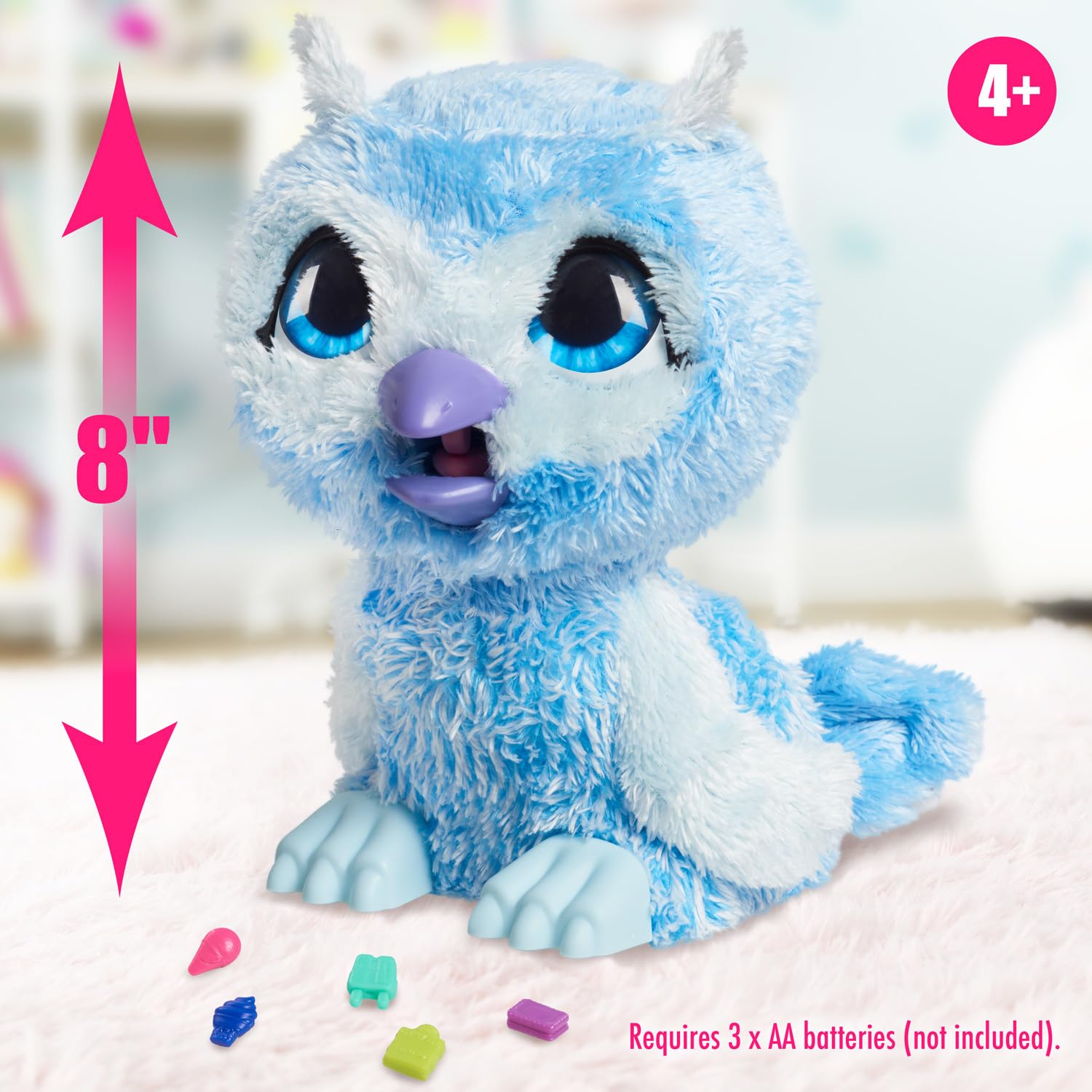 Just Play furReal Lil Wilds Owlen The Owl Interactive Toy with Sounds, 6-Pieces, Kids Toys for Ages 4 Up