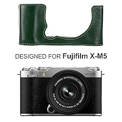 Rieibi Handmade Genuine Leather Half Case for