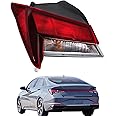 WFLNHB Driver Side Tail Light Brake Light Replacement for Hyundai Elantra 2021 2022 2023 Halogen Rear Brake Lamp 92401AB000 HY2804169