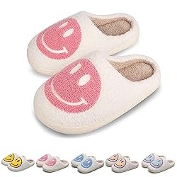 KEYUSHOP Happy Face Slippers for Kids Smile Face