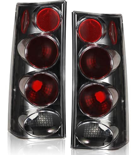 Auto-Lightingo Pair Of Halogen Tail Lights For 2003-2023 Chevy Express & GMC Savana – Direct Replacement, No Wires