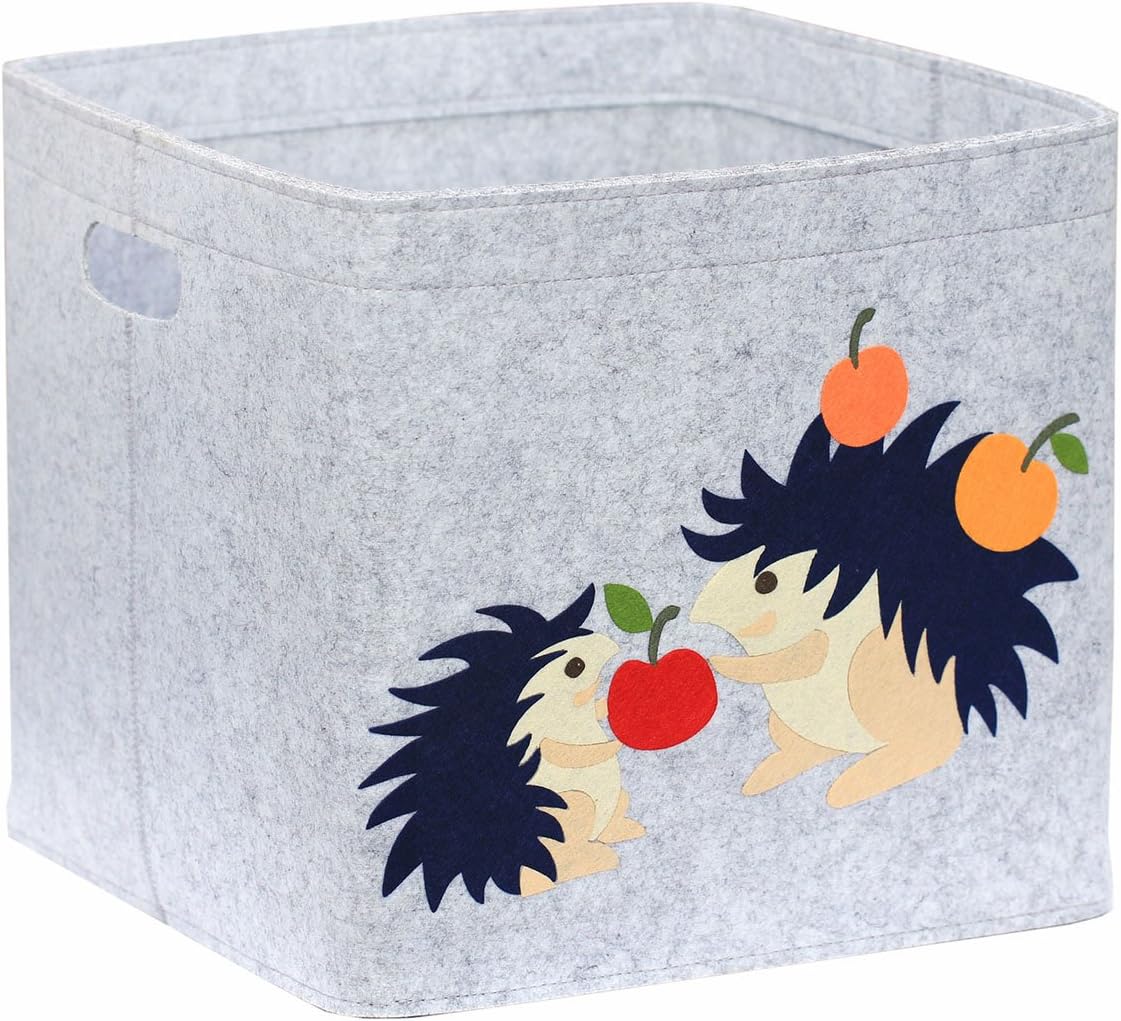 Lucky Sign - Toy Storage Box for Kids Aminal Theme Closet Organizer 33x33x30cm - Hedgehog - Image 3