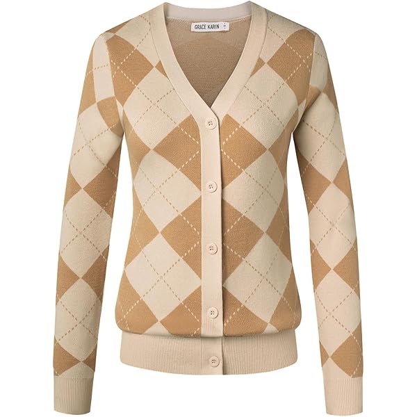 トップス BURLAP OUTFITTER/ARGYLE FLEECE CARDIGAN BURLAP OUTFITTER 22AW - Argyle Fleece Cardigan