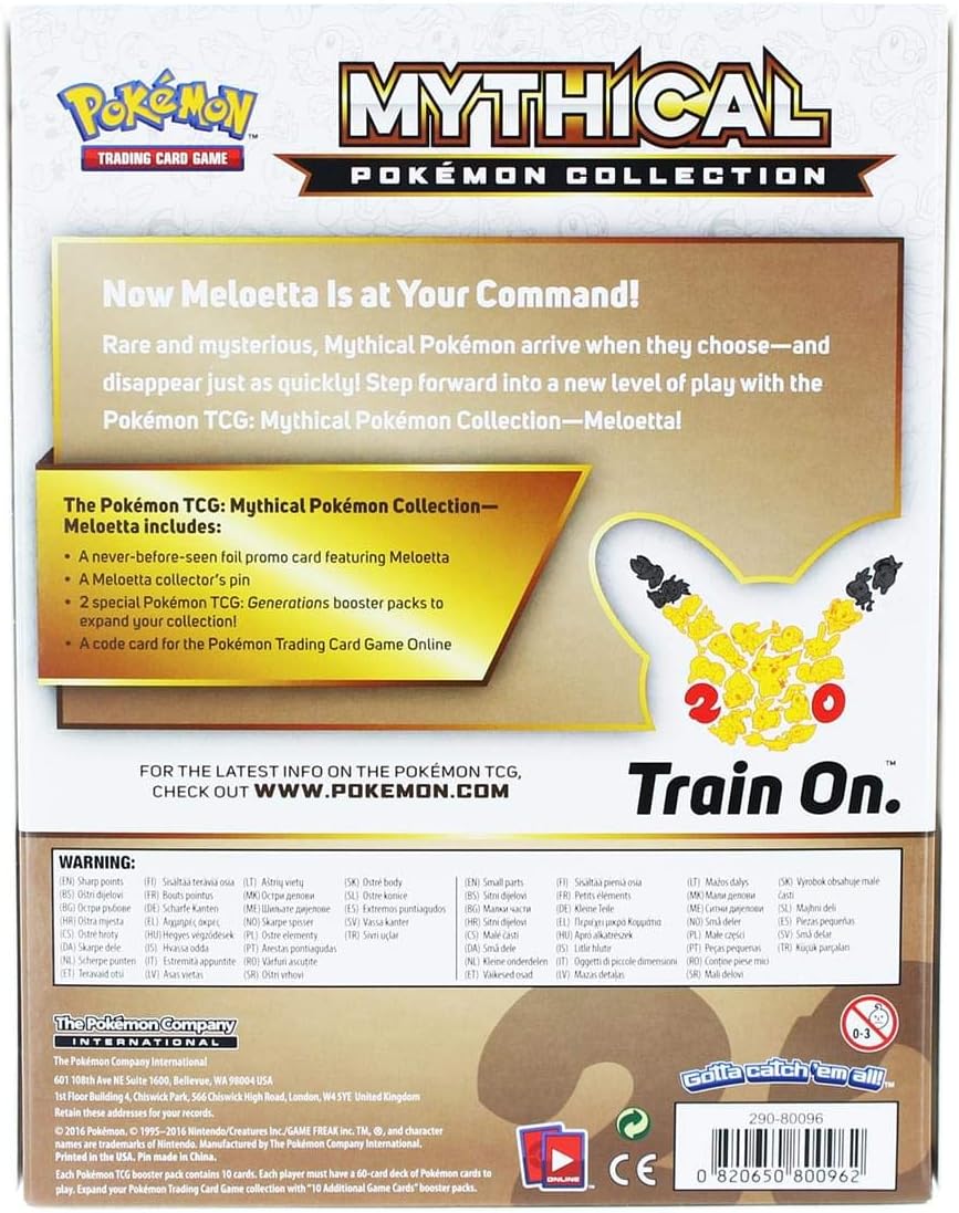 Pokemon POK80096 Meloetta Mythical Collection Card Game - Image 3