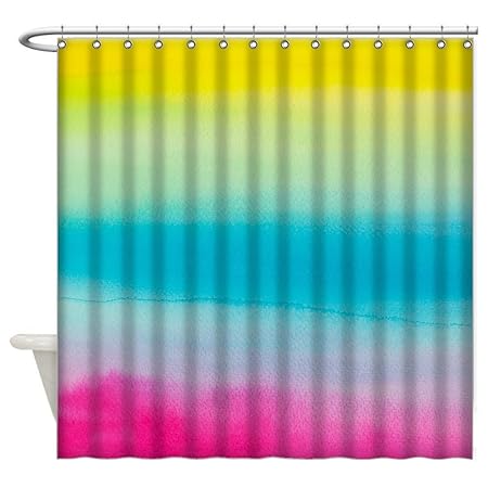 Aqerqiu Match The Theme In Three Colors A Colorful Shower Curtain