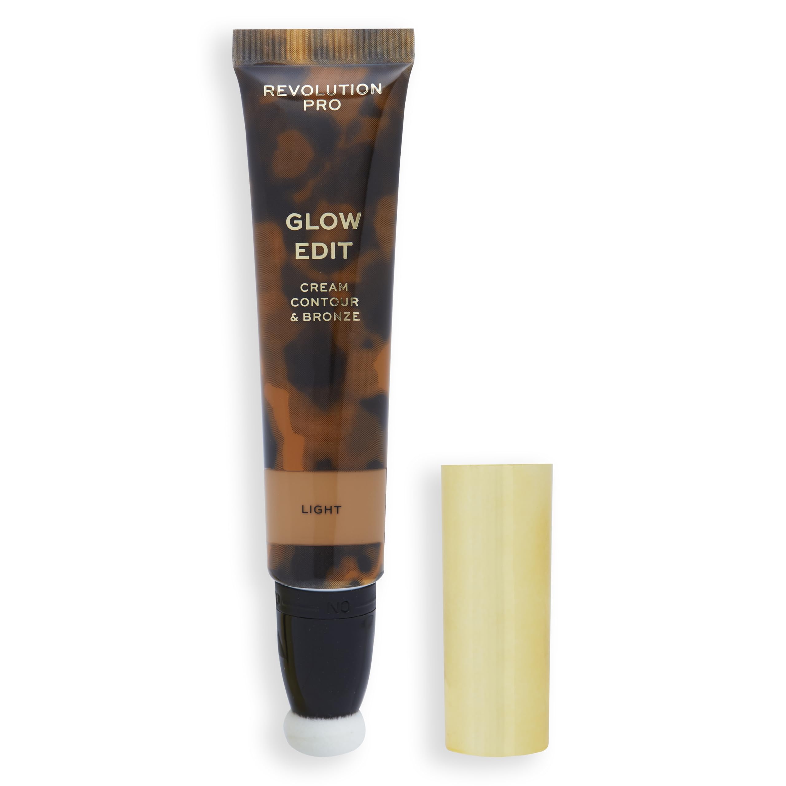 Revolution Pro, Glow Edit, Cream Contour & Bronze, Face Contour Wand, Sculpts & Defines Face, Lightweight Creamy Formula, Matte Finish, Light, 15ml