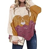 RITERA Women Plus Size Soft-Touch Sweaters Casual Lightweight Crewneck Soft Knit Oversized Pullover Loose Fit Fall Jumper Top