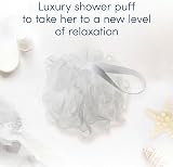 Dove Blissfully Relaxing Body Wash Gift Set For Her with Shower Puff view 7