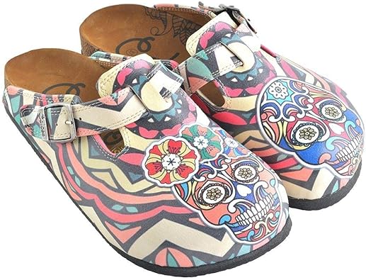 skull clogs